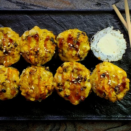 Запечённый с Мидиями